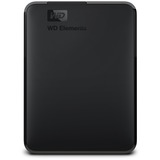 WD Elements Portable disco duro externo 5000 GB Negro, Unidad de disco duro negro, 5000 GB, 3.2 Gen 1 (3.1 Gen 1), Negro