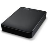 WD Elements Portable disco duro externo 5000 GB Negro, Unidad de disco duro negro, 5000 GB, 3.2 Gen 1 (3.1 Gen 1), Negro