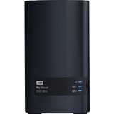 WD My Cloud EX2 Ultra NAS Escritorio Ethernet Negro Armada 385 negro, NAS, Escritorio, Marvell, Armada 385, 16 TB, Negro