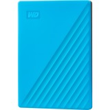 WD My Passport disco duro externo 2000 GB Azul, Unidad de disco duro azul/Negro, 2000 GB, 3.2 Gen 1 (3.1 Gen 1), Azul