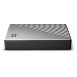 WD WDBFTM0040BSL-WESN disco duro externo 4000 GB Plata, Unidad de disco duro plateado/Negro, 4000 GB, 3.2 Gen 1 (3.1 Gen 1), Plata