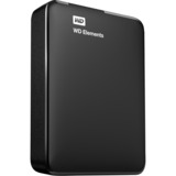 WD WD Elements Portable disco duro externo 2000 GB Negro, Unidad de disco duro negro, 2000 GB, 2.5", 3.2 Gen 1 (3.1 Gen 1), 5400 RPM, Negro