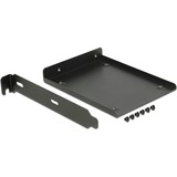 DeLOCK 18212 parte carcasa de ordenador Universal Funda de disco duro, Bastidor de instalación negro, Universal, Funda de disco duro, Metal, Negro, 6,35 cm (2.5")