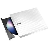 ASUS SDRW-08D2S-U Lite unidad de disco óptico DVD±R/RW Blanco, Regrabadora DVD externa blanco brillante, Blanco, Bandeja, Horizontal, Sobremesa/Portátil, DVD±R/RW, USB 2.0, Minorista