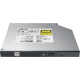 ASUS SDRW-08U1MT unidad de disco óptico Interno DVD-RW Negro, Regrabadora DVD negro, Negro, Bandeja, Horizontal, Portátil, DVD-RW, SATA, Minorista