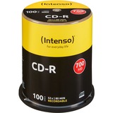 Intenso CD-R 700MB 100 pieza(s), CDs vírgenes 52x, CD-R, 120 mm, 700 MB, Caja para pastel, 100 pieza(s)