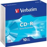 Verbatim CD-R Extra Protection 700 MB 52x 10 pieza(s), CDs vírgenes 52x, CD-R, 700 MB, Caja de cd, 10 pieza(s)
