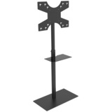 HAGOR 1981 soporte para pantalla de señalización 139,7 cm (55") Negro, Sistema de soporte negro, 35 kg, 81,3 cm (32"), 139,7 cm (55"), 600 x 400 mm, 1195 - 1635 mm