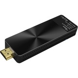 Optoma UHDCast Pro HDMI 4K DCI Negro, Cliente streaming negro, 4K DCI, 4096 x 2160 Pixeles, 720p,1080p,2160p, AM8270, 60 pps, Twitter