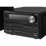 Panasonic SC-PM254EG-K sistema de audio para el hogar Microcadena de música para uso doméstico Negro, Equipo compacto negro, Microcadena de música para uso doméstico, Negro, De 1 vía, DAB+, Corriente alterna, 0,2 W