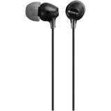 Sony MDR-EX15LP Auriculares y Cascos negro, Alámbrico, 8 - 22000 Hz, Música, 3 g, Auriculares, Negro