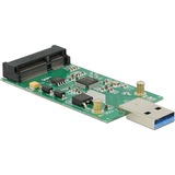 DeLOCK 62681 tarjeta y adaptador de interfaz mSATA, Convertidor USB tipo A, mSATA, 5 Gbit/s, Windows 10 Education, Windows 10 Education x64, Windows 10 Enterprise, Windows 10 Enterprise x64,..., Mac OS X 10.9 Mavericks, 42 mm