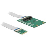 DeLOCK 62848 tarjeta y adaptador de interfaz Interno M.2, Convertidor Mini PCI Express, M.2, 0 - 80 °C, Caja