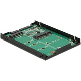 DeLOCK 62866 tarjeta y adaptador de interfaz Interno M.2, mSATA, Convertidor SATA, M.2, mSATA, Negro, Verde, 6 Gbit/s, Windows 10 Education, Windows 10 Education x64, Windows 10 Enterprise, Windows 10 Enterprise x64,..., 70 mm