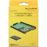 DeLOCK 62866 tarjeta y adaptador de interfaz Interno M.2, mSATA, Convertidor SATA, M.2, mSATA, Negro, Verde, 6 Gbit/s, Windows 10 Education, Windows 10 Education x64, Windows 10 Enterprise, Windows 10 Enterprise x64,..., 70 mm
