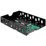 DeLOCK 63922 tarjeta y adaptador de interfaz, Bastidor de instalación Negro, Actividad, Poder, Windows 10,Windows 7,Windows 8,Windows 8.1, 1.35 mm, 101 mm, 147 mm