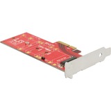 DeLOCK 89577 tarjeta y adaptador de interfaz Interno M.2, Controlador PCIe, M.2, PCIe 3.0, Negro, Rojo, Plata, 39 Gbit/s, Windows 10 Education, Windows 10 Education x64, Windows 10 Enterprise, Windows 10 Enterprise x64,...