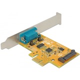 DeLOCK 90293 tarjeta y adaptador de interfaz Interno RS-232, Convertidor PCIe, RS-232, Perfil bajo, PCIe 2.0, SUN2212, 0,0001152 Gbit/s