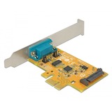 DeLOCK 90293 tarjeta y adaptador de interfaz Interno RS-232, Convertidor PCIe, RS-232, Perfil bajo, PCIe 2.0, SUN2212, 0,0001152 Gbit/s