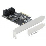 DeLOCK 90396 tarjeta y adaptador de interfaz Interno M.2, SATA PCIe, M.2, SATA, Negro, Verde, Gris, 6 Gbit/s, SATA