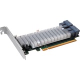 HighPoint SSD7120 controlado RAID PCI Express x8 3.0 8 Gbit/s, Tarjeta RAID PCI Express 3.0, SATA, PCI Express x8, 0, 1, 1+0, JBOD, 8 Gbit/s, Low Profile MD2 Card, CLI, API package