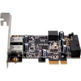 SilverStone EC04-E tarjeta y adaptador de interfaz Interno USB 3.2 Gen 1 (3.1 Gen 1), Controlador USB PCIe, USB 3.2 Gen 1 (3.1 Gen 1), Negro, 5 Gbit/s, Windows 7 Home Basic, Windows 7 Home Basic x64, Windows 7 Home Premium, Windows 7 Home Premium...