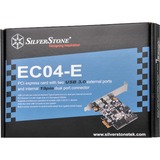 SilverStone EC04-E tarjeta y adaptador de interfaz Interno USB 3.2 Gen 1 (3.1 Gen 1), Controlador USB PCIe, USB 3.2 Gen 1 (3.1 Gen 1), Negro, 5 Gbit/s, Windows 7 Home Basic, Windows 7 Home Basic x64, Windows 7 Home Premium, Windows 7 Home Premium...