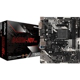 ASRock B450M-HDV R4.0 AMD B450 Zócalo AM4 micro ATX, Placa base AMD, Zócalo AM4, AMD Athlon, AMD Ryzen™ 3, 2nd Generation AMD Ryzen™ 3, 3rd Generation AMD Ryzen™ 3, AMD..., DDR4-SDRAM, 32 GB, DIMM