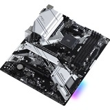 ASRock B550 Pro4 AMD B550 Zócalo AM4 ATX, Placa base negro/Plateado, AMD, Zócalo AM4, 3rd Generation AMD Ryzen™ 3, 3rd Generation AMD Ryzen 5, 3rd Generation AMD Ryzen™ 7, 3rd..., Zócalo AM4, DDR4-SDRAM, 128 GB