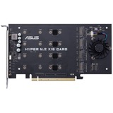 ASUS HYPER M.2 X16 CARD V2 tarjeta y adaptador de interfaz Interno, Controlador PCIe, M.2, PCIe 3.0, 128 Gbit/s, 202 mm, 13 mm