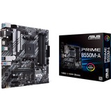 ASUS PRIME B550M-A AMD B550 Zócalo AM4 micro ATX, Placa base AMD, Zócalo AM4, 3rd Generation AMD Ryzen™ 3, 3rd Generation AMD Ryzen 5, 3rd Generation AMD Ryzen™ 7, 3rd..., DDR4-SDRAM, 128 GB, DIMM