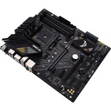 ASUS TUF Gaming B550-PLUS AMD B550 Zócalo AM4 ATX, Placa base negro, AMD, Zócalo AM4, 3rd Generation AMD Ryzen™ 3, 3rd Generation AMD Ryzen 5, 3rd Generation AMD Ryzen™ 7, 3rd..., Zócalo AM4, DDR4-SDRAM, 128 GB