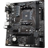 GIGABYTE Placa base A520M S2H - Soporta CPUs AMD Ryzen serie 5000 AM4, VRM digital puro de 4+3 fases, hasta 5100MHz DDR4 (OC), PCIe 3.0 x4 M.2, LAN GbE, USB 3.2 Gen 1 negro/Gris, VRM digital puro de 4+3 fases, hasta 5100MHz DDR4 (OC), PCIe 3.0 x4 M.2, LAN GbE, USB 3.2 Gen 1, AMD, Zócalo AM4, AMD Ryzen 3000 Series, Zócalo AM4, 64 GB, DDR4-SDRAM