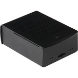 Joy-IT Carcasa de aluminio para Raspberry Pi 4 B, Caja/Carcasa negro