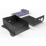 Joy-IT Carcasa de aluminio para Raspberry Pi 4 B, Caja/Carcasa negro