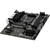 MSI B550M PRO-VDH WIFI placa base AMD B550 Zócalo AM4 micro ATX negro, AMD, Zócalo AM4, 3rd Generation AMD Ryzen™ 3, 3rd Generation AMD Ryzen 5, 3rd Generation AMD Ryzen™ 7, 3rd..., DDR4-SDRAM, 128 GB, DIMM