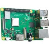 Raspberry Pi Foundation Pi 3 model B+, Placa base 1,4 MHz, BCM2837B0, 1 GB, DDR2-SDRAM, MicroSD (TransFlash), 802.11b, 802.11g, Wi-Fi 4 (802.11n), Wi-Fi 5 (802.11ac)