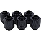 Alphacool 17228 accesorio o pieza de sistema de refrigeración para ordenador, Conexión negro, Latón, Negro, 20 mm, 20 mm, 27 mm, 100 g