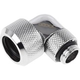 Alphacool 17394 accesorio o pieza de sistema de refrigeración para ordenador Racor, Conexión cromado, Racor, Latón, Cromo, 1/4", 90°, 29 mm