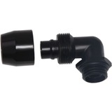 Alphacool 17455 accesorio o pieza de sistema de refrigeración para ordenador Racor, Conexión negro, Racor, Latón, Negro, 1/4", 90°, 27 mm