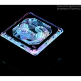 Alphacool Eisblock XPX Aurora Edge Bloque de agua, Disipador de CPU transparente/Negro, Bloque de agua, Latón, Cobre, Plexiglass, Negro, LGA 1150 (Zócalo H3), LGA 1151 (Zócalo H4), LGA 1155 (Socket H2), LGA 1200 (Socket H5), LGA 2011..., CE, FC, ROHS, 70 mm