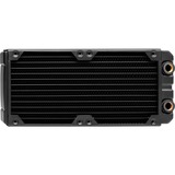 Corsair CX-9030004-WW accesorio o pieza de sistema de refrigeración para ordenador Bloque de radiador negro, Bloque de radiador, Latón, Cobre, Negro, 1/4", 60 °C, 275 mm