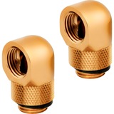 Corsair CX-9055010-WW accesorio o pieza de sistema de refrigeración para ordenador Racor, Conexión dorado, Racor, Latón, Oro, 1/4", 90°, Líquido