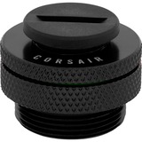 Corsair CX-9055018-WW accesorio o pieza de sistema de refrigeración para ordenador Racor, Tapas negro, Racor, Latón, Negro, 1/4", Líquido
