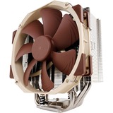 Noctua NH-U14S sistema de refrigeración para ordenador Procesador Enfriador 12 cm Marrón, Acero inoxidable, Disipador de CPU Enfriador, 12 cm, 1500 RPM, 24,6 dB, 140,2 m³/h, Marrón, Acero inoxidable
