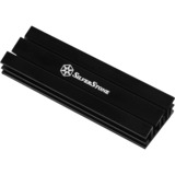 SilverStone SST-TP02-M2 sistema de refrigeración para ordenador Memory Stick (MS) Disipador térmico/Radiador Negro, Conjunto negro, Disipador térmico/Radiador, Negro