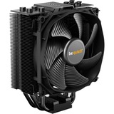 be quiet! Dark Rock Slim Procesador Enfriador 12 cm Negro, Disipador de CPU negro, Enfriador, 12 cm, 1500 RPM, 11 dB, 23,6 dB, Negro