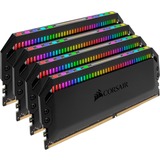 Corsair Dominator Platinum RGB módulo de memoria 32 GB 4 x 8 GB DDR4 3200 MHz, Memoria RAM negro, 32 GB, 4 x 8 GB, DDR4, 3200 MHz, 288-pin DIMM