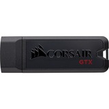 Corsair Flash Voyager GTX unidad flash USB 128 GB USB tipo A 3.2 Gen 1 (3.1 Gen 1) Negro, Lápiz USB negro, 128 GB, USB tipo A, 3.2 Gen 1 (3.1 Gen 1), 440 MB/s, Tapa, Negro