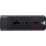 Corsair Flash Voyager GTX unidad flash USB 512 GB USB tipo A 3.2 Gen 1 (3.1 Gen 1) Negro, Lápiz USB negro, 512 GB, USB tipo A, 3.2 Gen 1 (3.1 Gen 1), 440 MB/s, Tapa, Negro